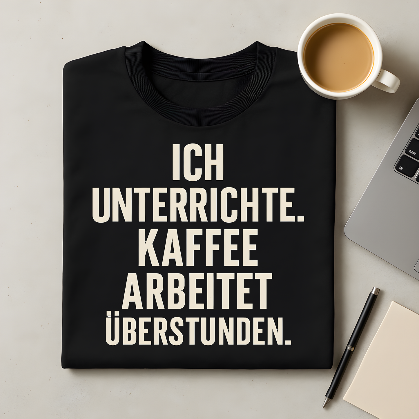 Kaffee arbeitet Überstunden T-Shirt