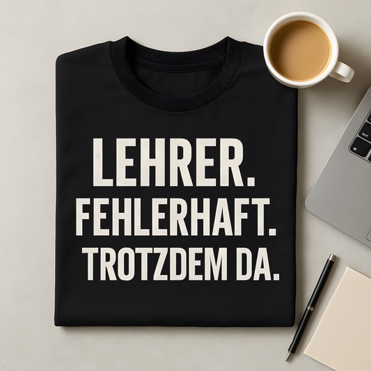 Fehlerhaft. Trotzdem da T-Shirt