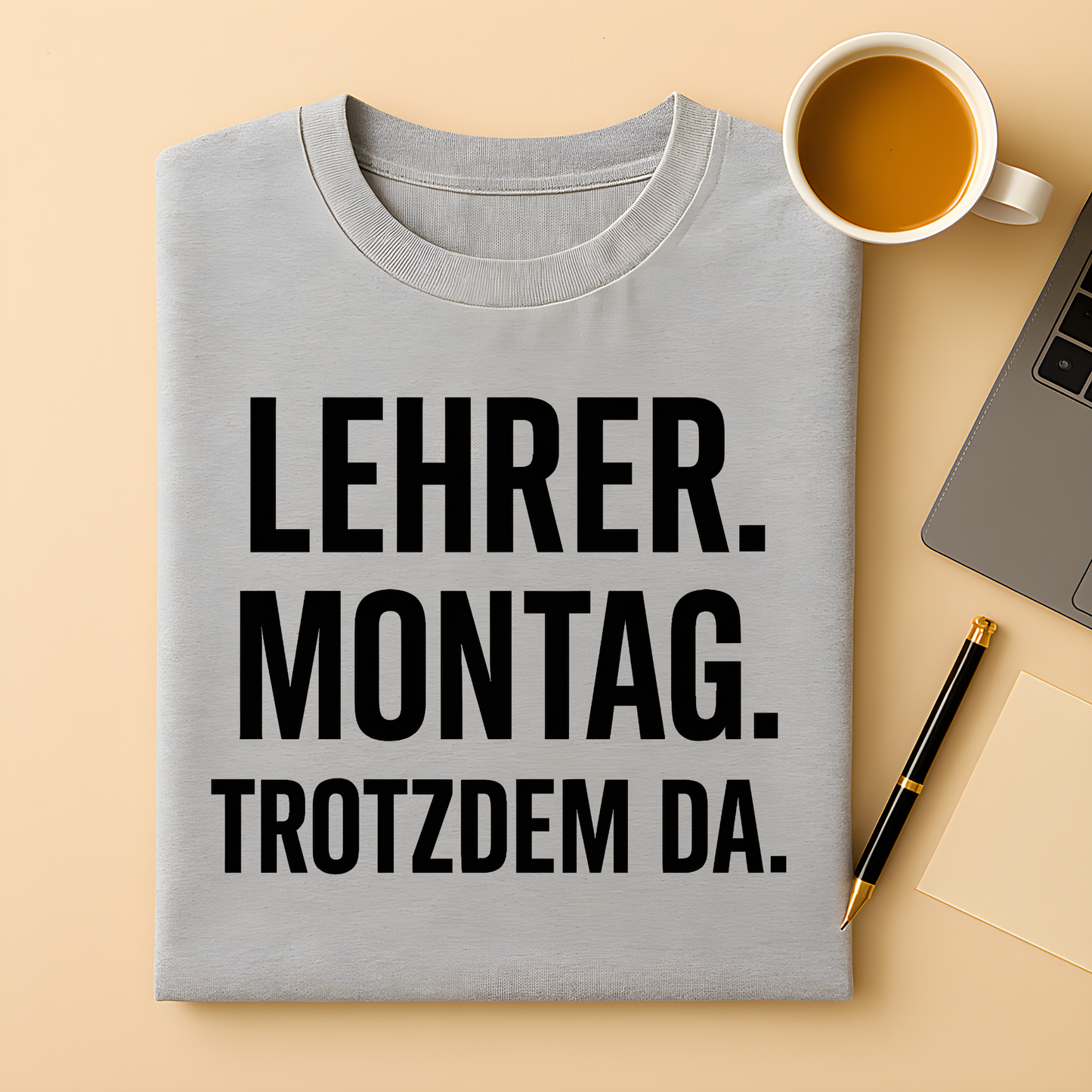 Montag. Trotzdem da T-Shirt