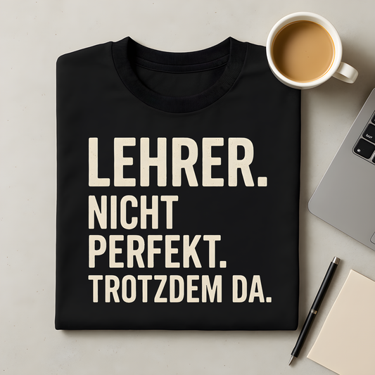 Nicht perfekt. Trotzdem da T-Shirt