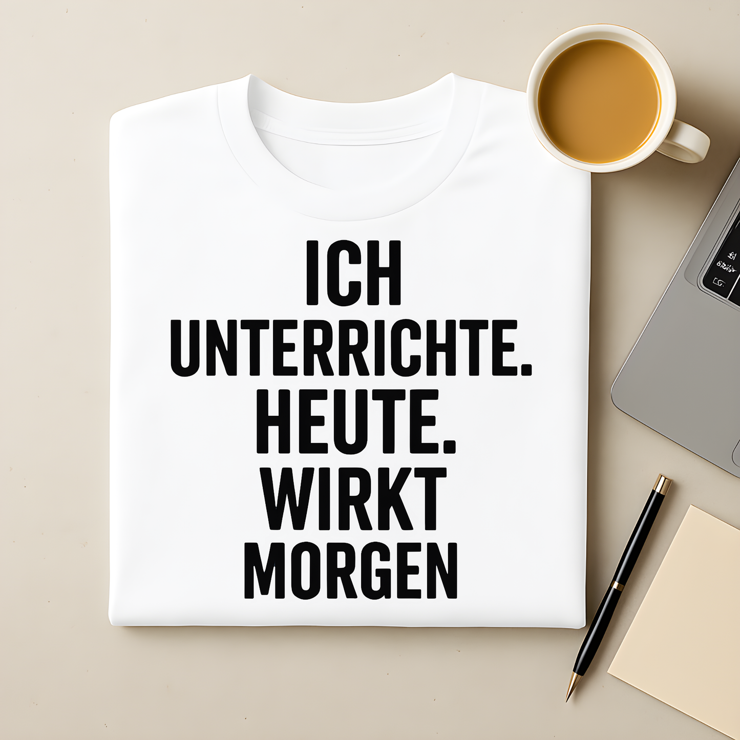Unterricht wirkt morgen T-Shirt