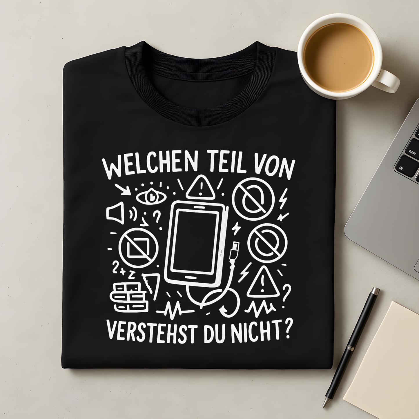 Welchen Teil von Handyverbot T-Shirt