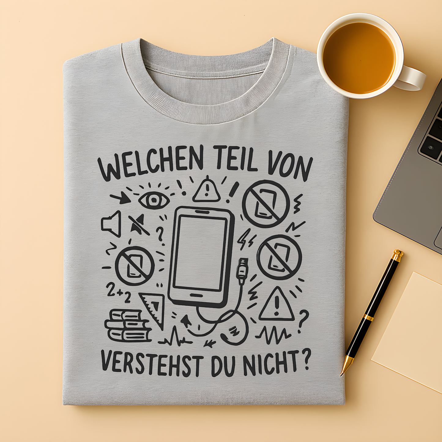 Welchen Teil von Handyverbot T-Shirt