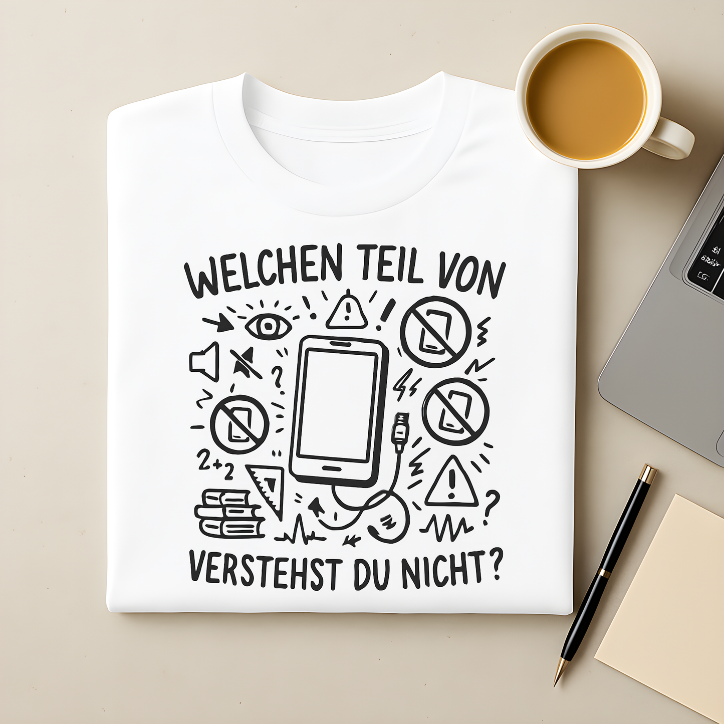 Welchen Teil von Handyverbot T-Shirt