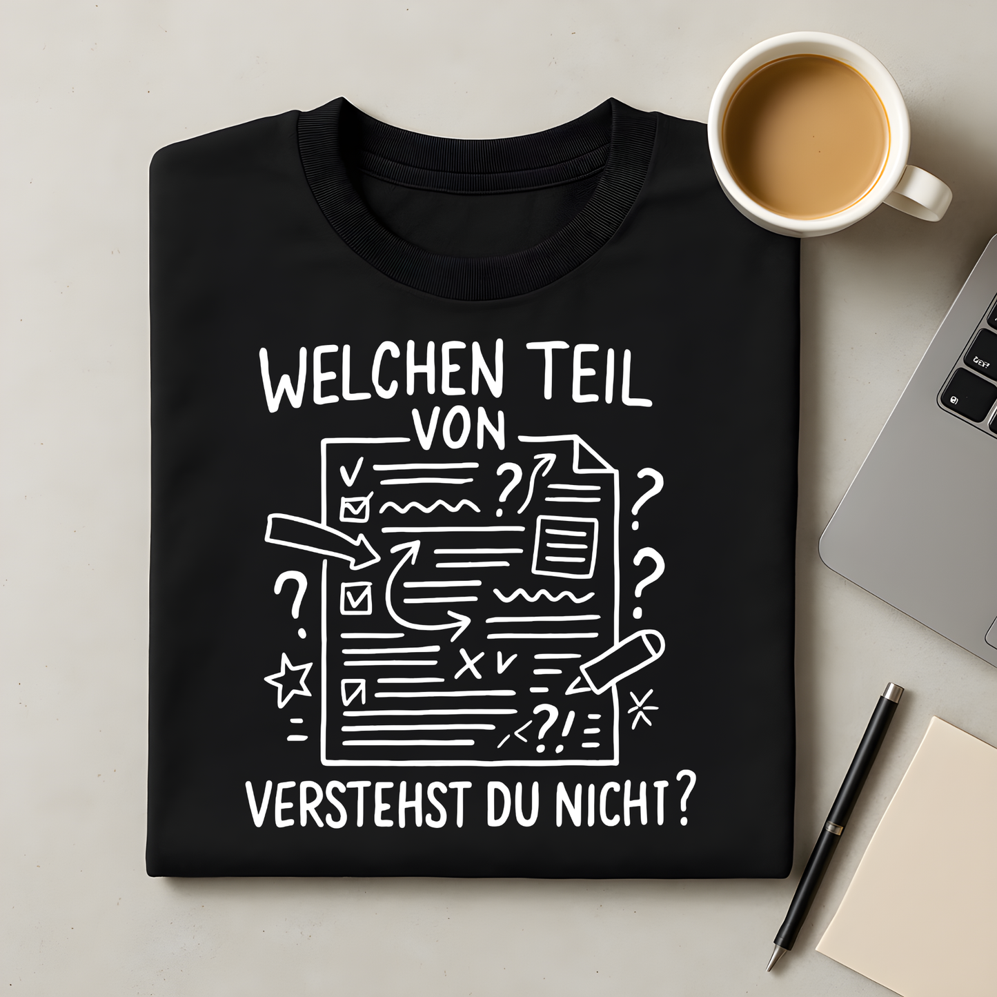 Welchen Teil von schreib mit T-Shirt