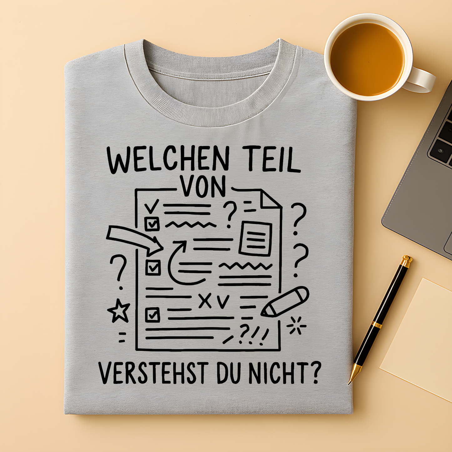 Welchen Teil von schreib mit T-Shirt