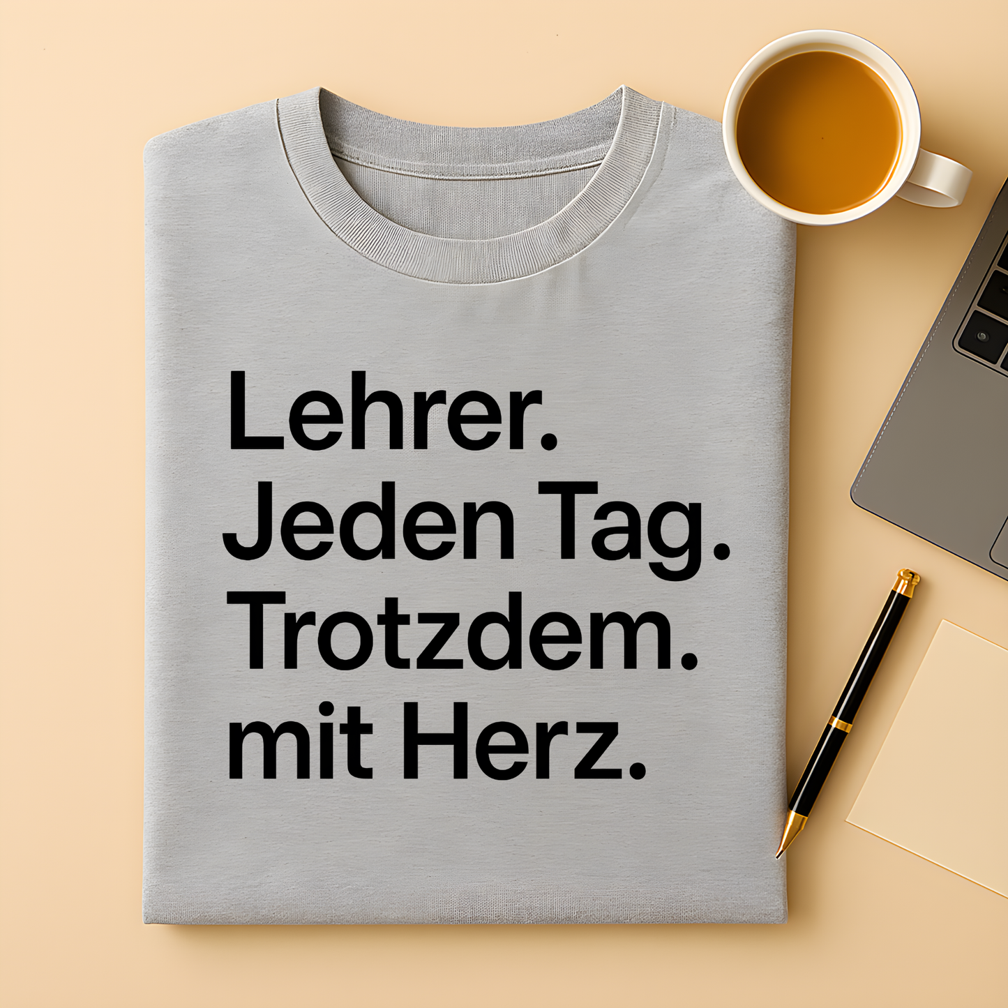 Jeden Tag - trotzdem mit Herz T-Shirt