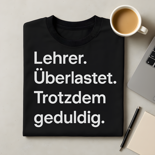 Überlastet - trotzdem geduldig T-Shirt