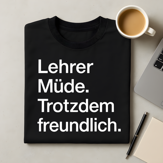 Müde - trotzdem freundlich T-Shirt