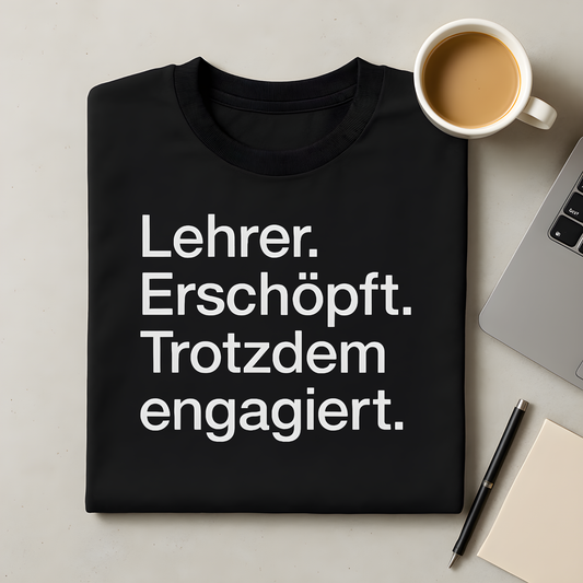 Erschöpft - trotzdem engagiert T-Shirt