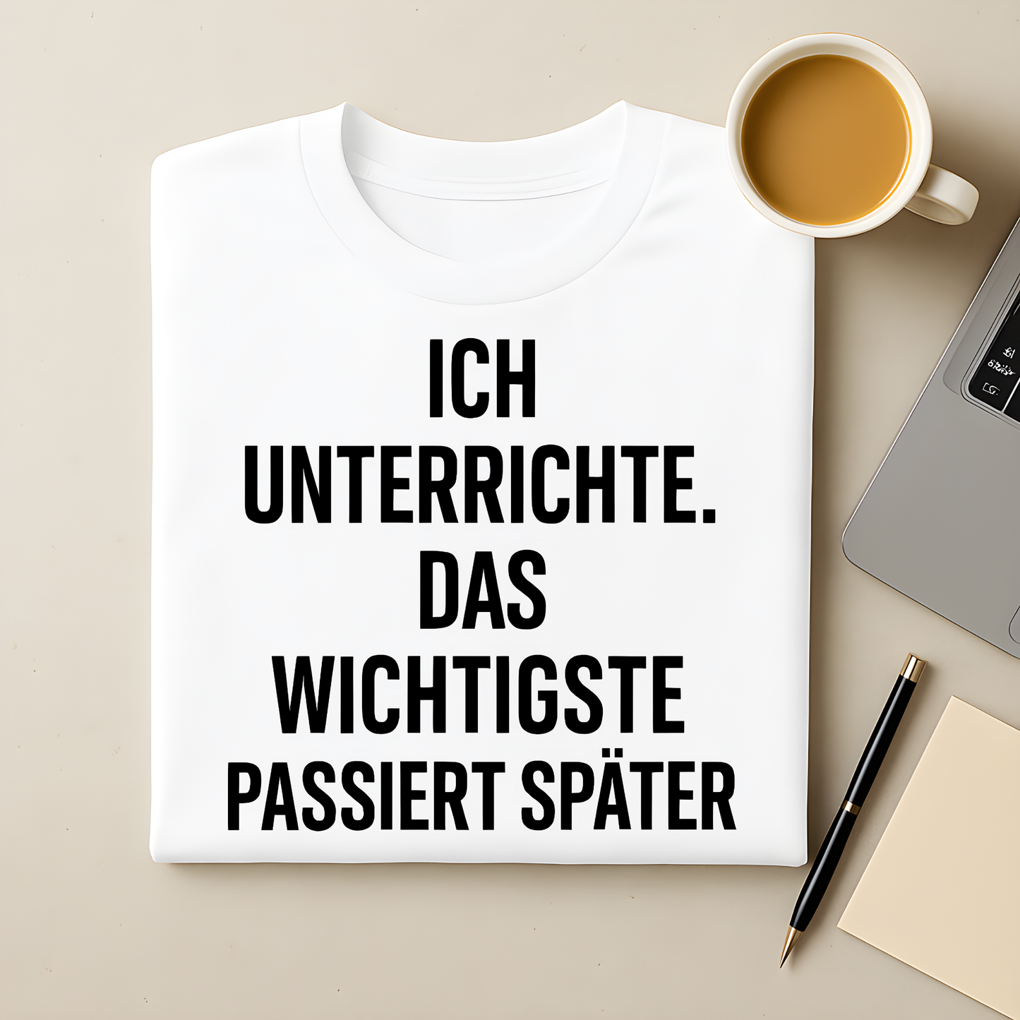 Das Wichtigste passiert später T-Shirt