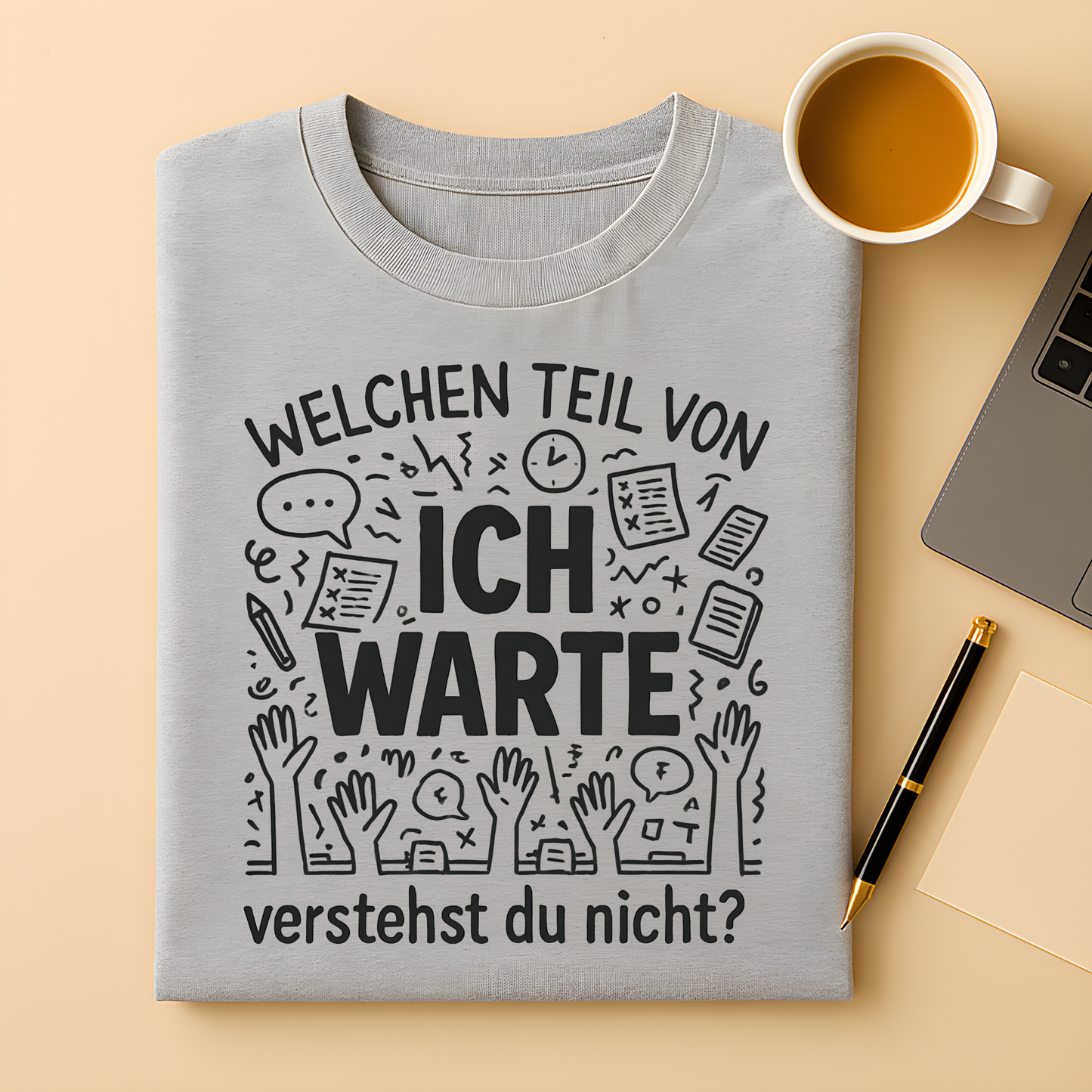 Ich warte T-Shirt