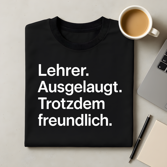 Ausgelaugt, trotzdem freundlich T-Shirt