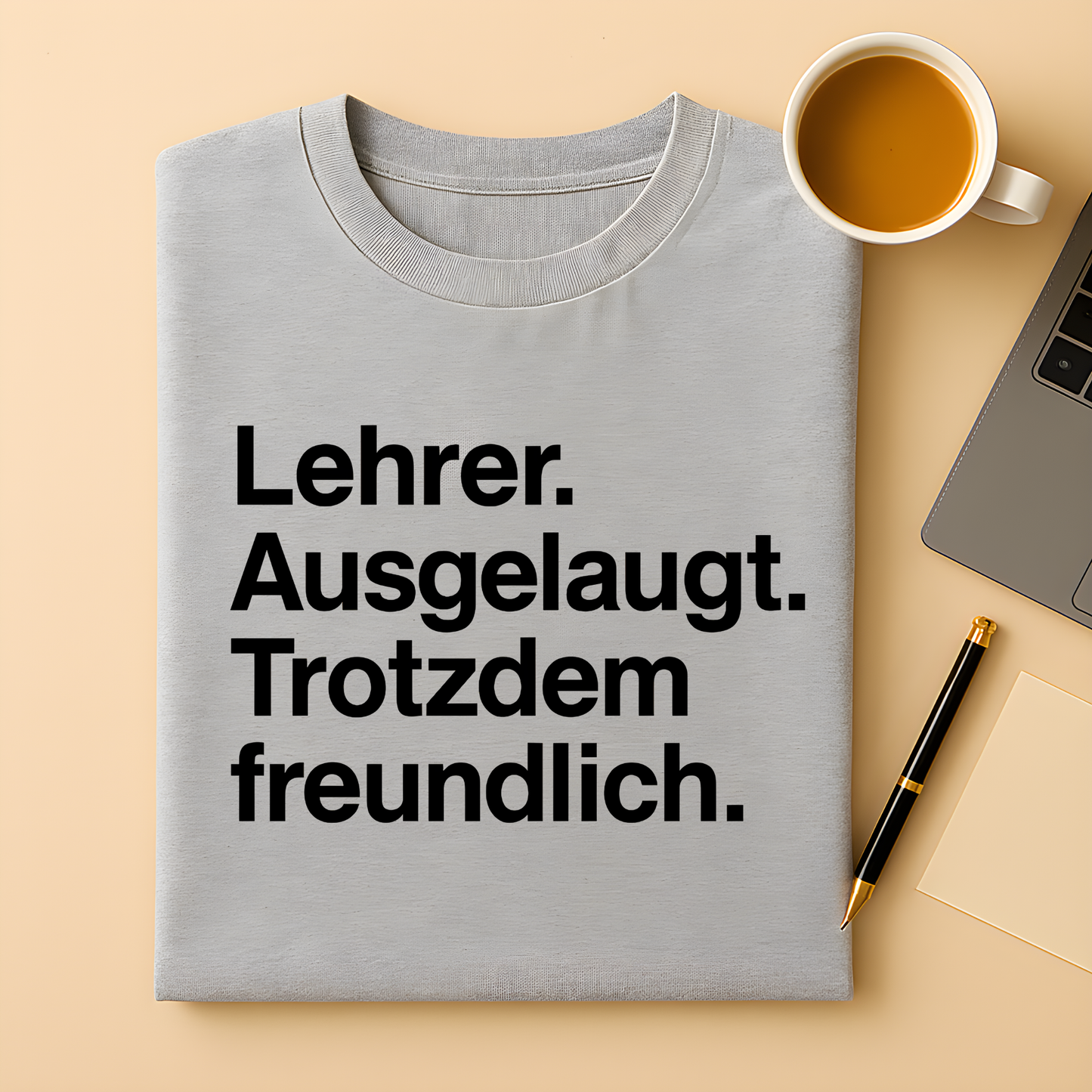 Ausgelaugt, trotzdem freundlich T-Shirt