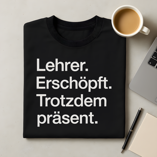 Erschöpft, trotzdem präsent T-Shirt
