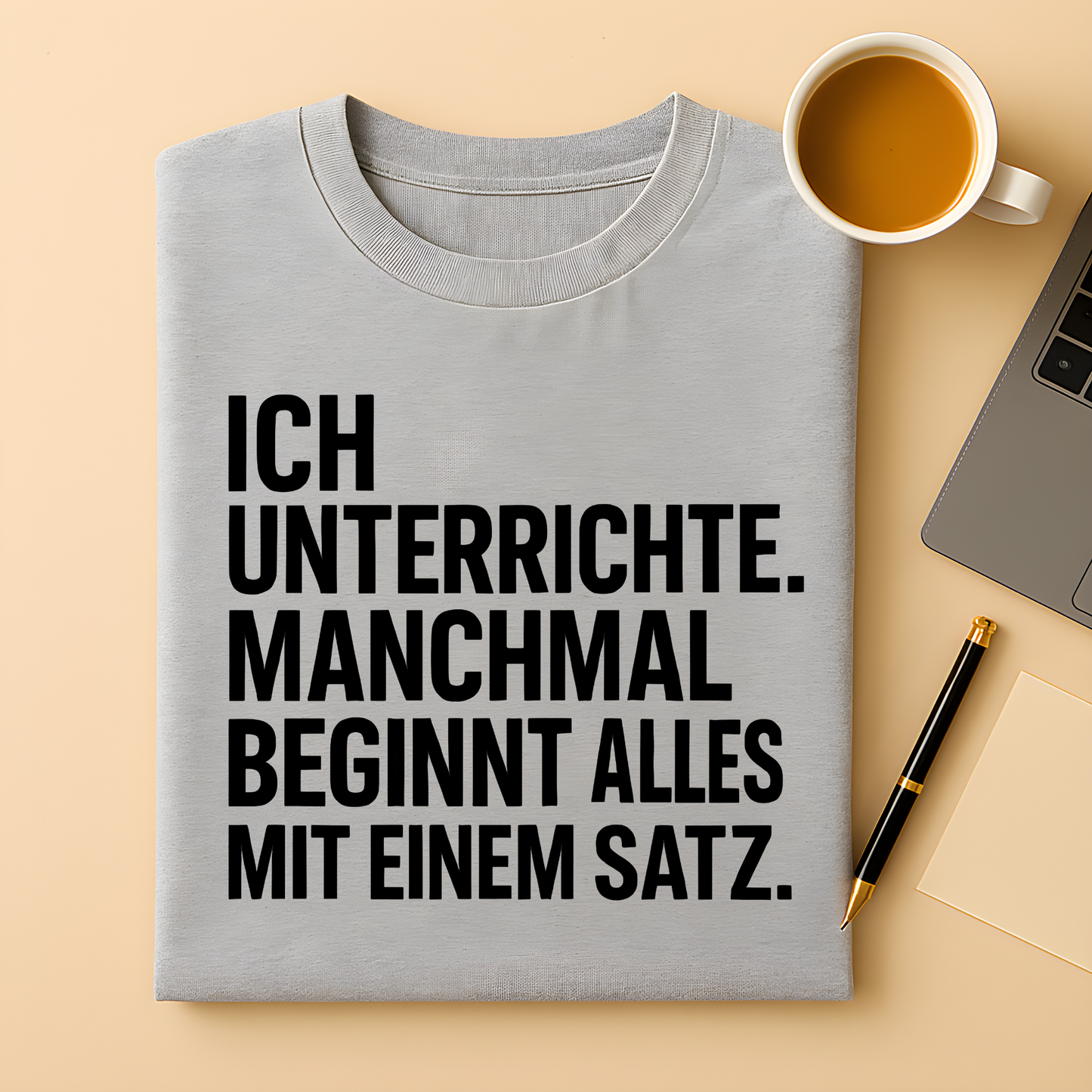 Manchmal beginnt Alles mit einem Satz T-Shirt