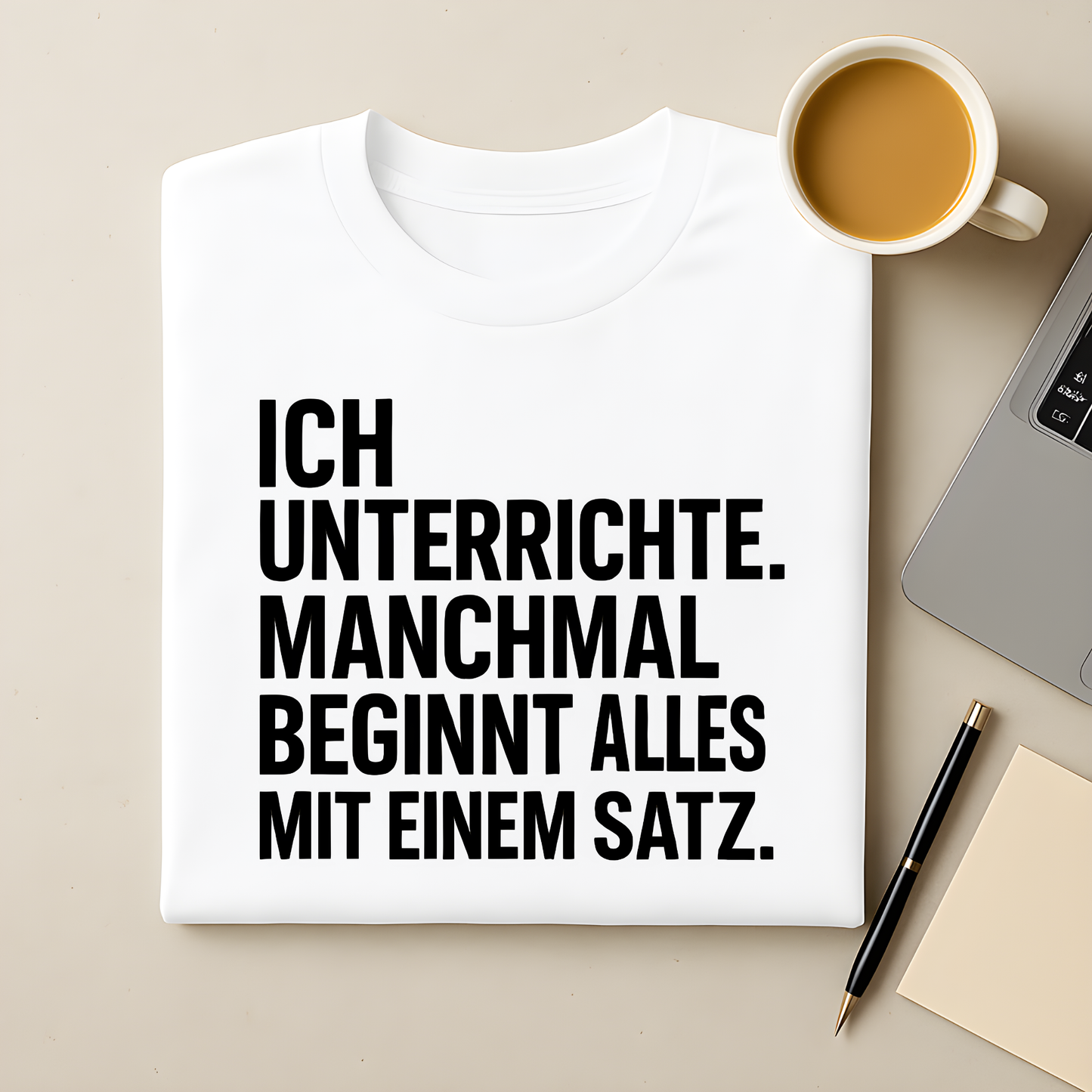Manchmal beginnt Alles mit einem Satz T-Shirt