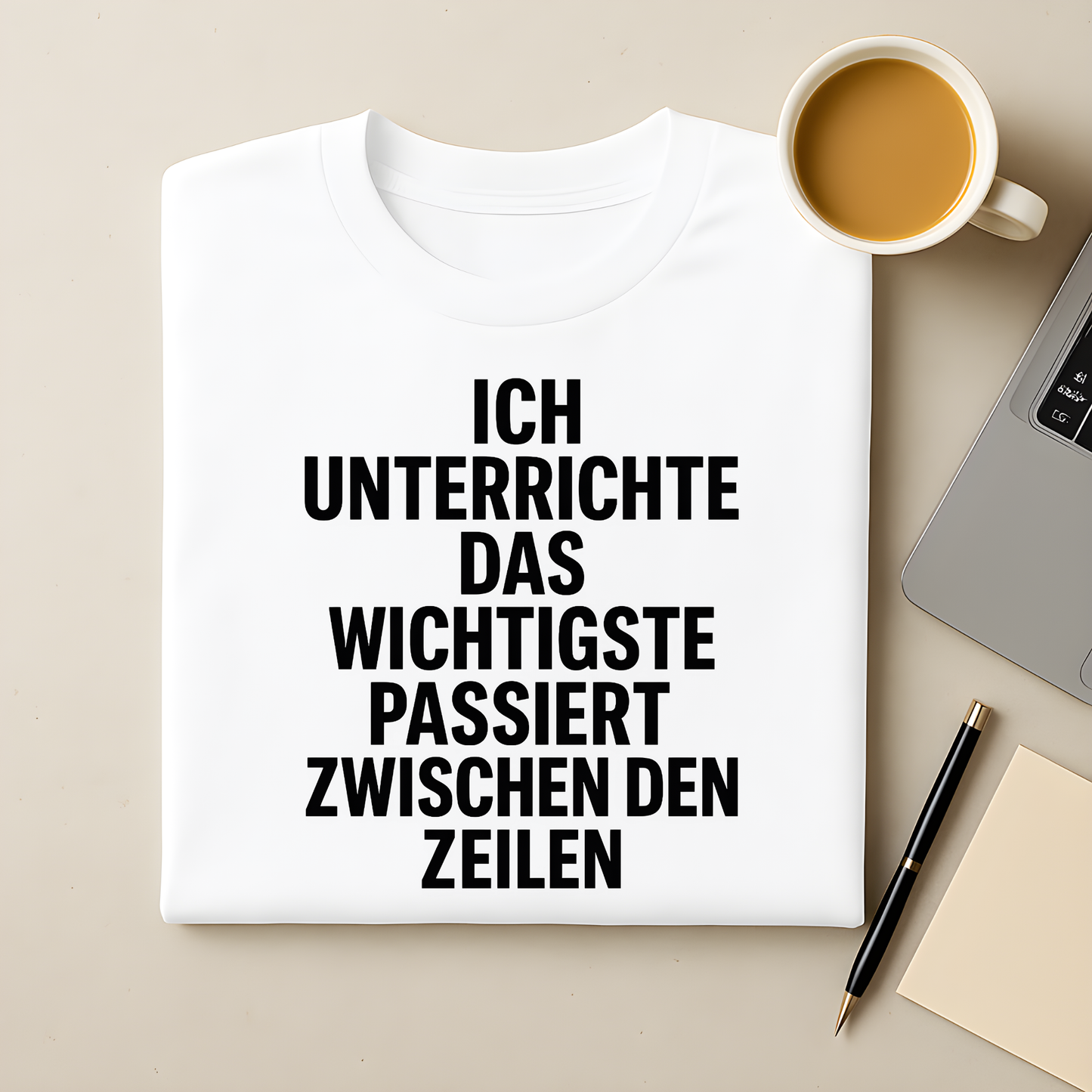 Das Wichtigste passiert zwischen den Zeilen T-Shirt