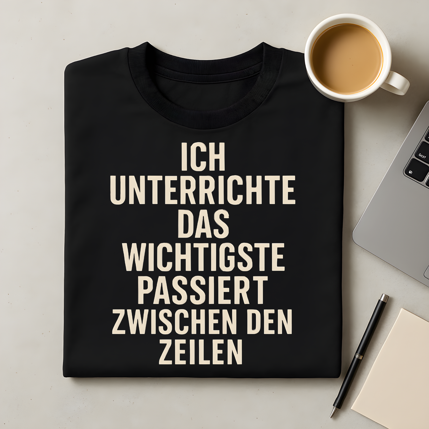 Das Wichtigste passiert zwischen den Zeilen T-Shirt