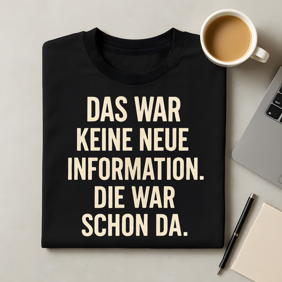 Die Info war schon da T-Shirt