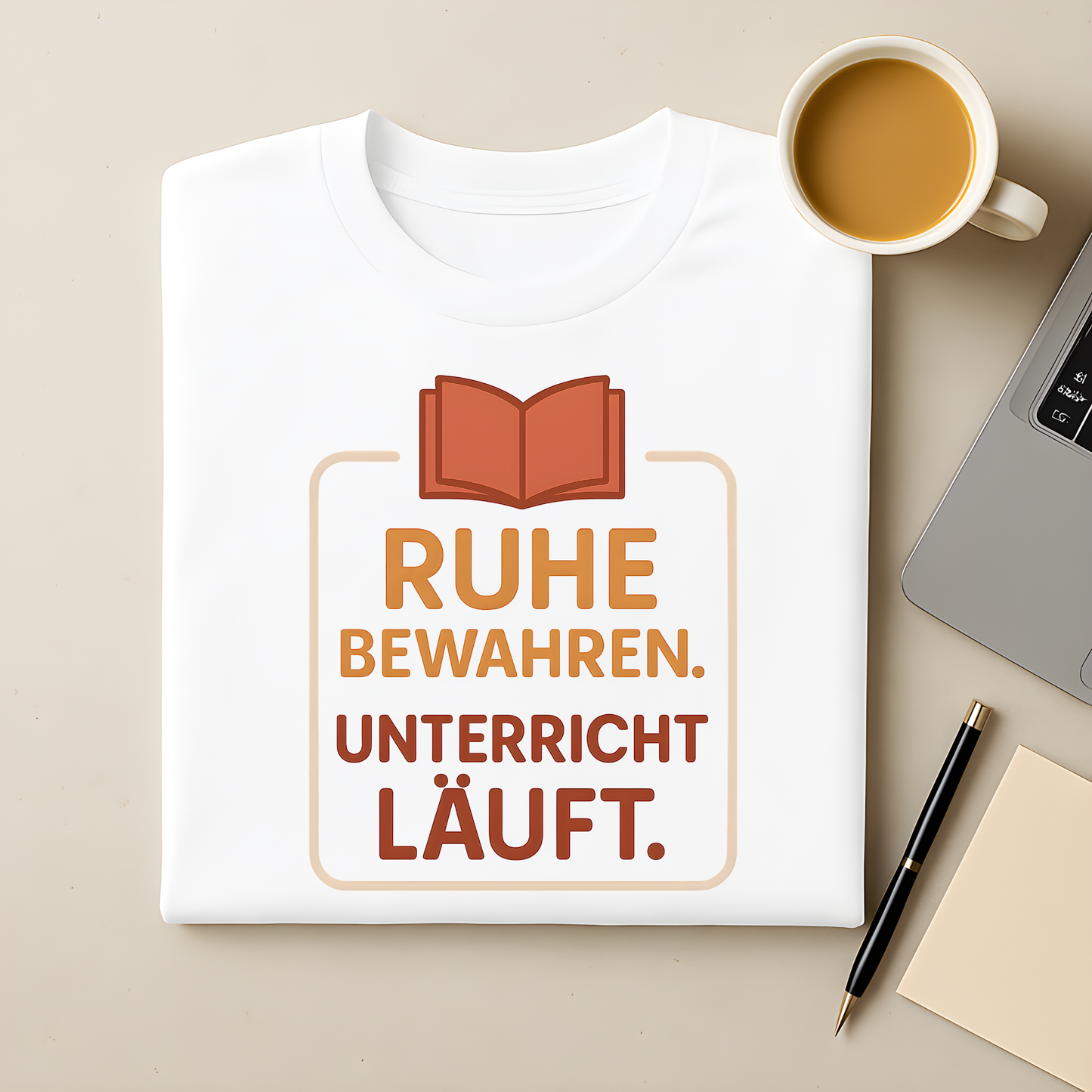 Ruhe bewahren. Unterricht läuft. T-Shirt