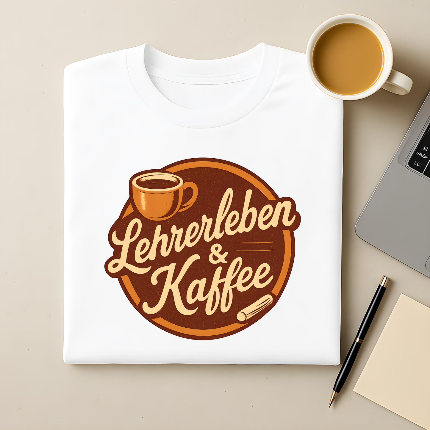 Lehrerleben & Kaffee T-Shirt