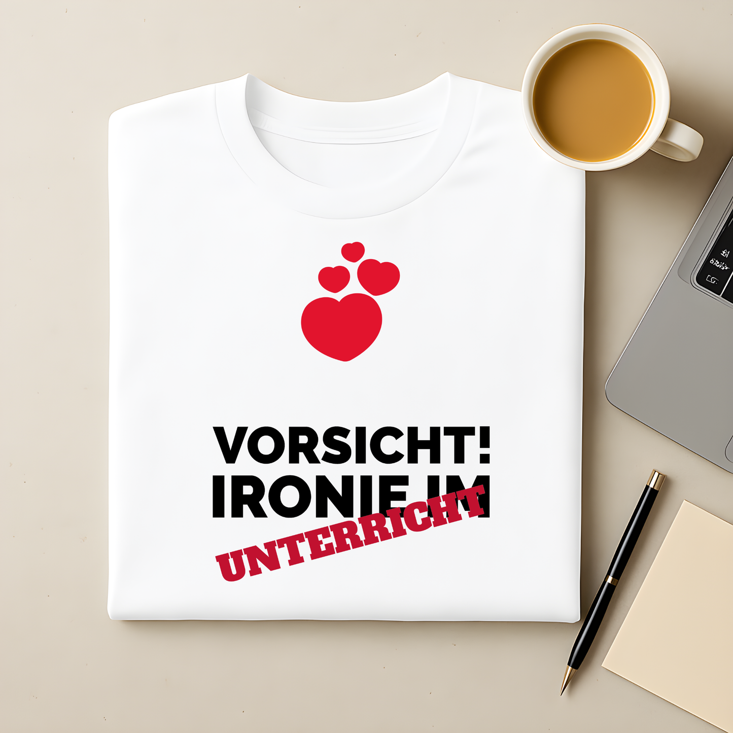 Vorsicht! Ironie im Unterricht T-Shirt