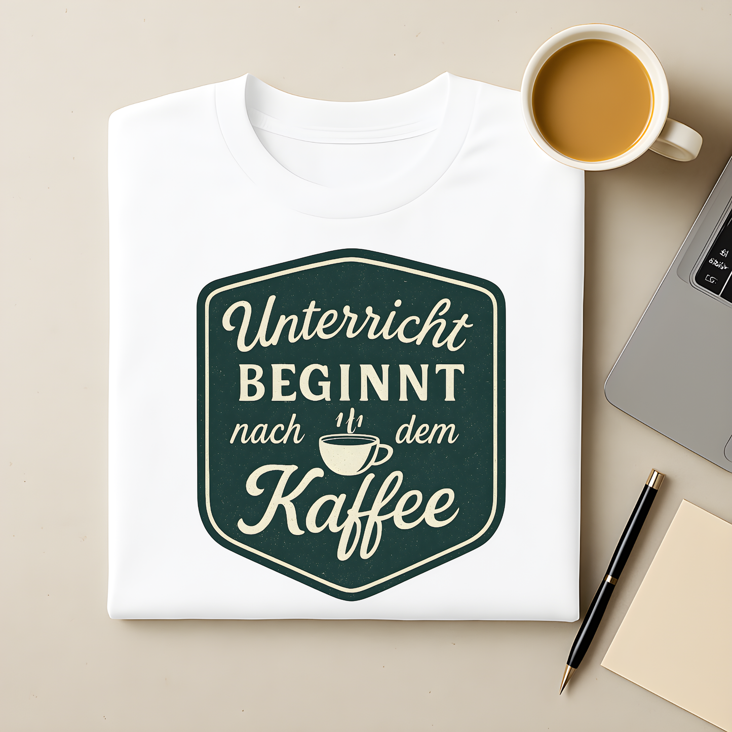 Unterricht nach dem Kaffee T-Shirt