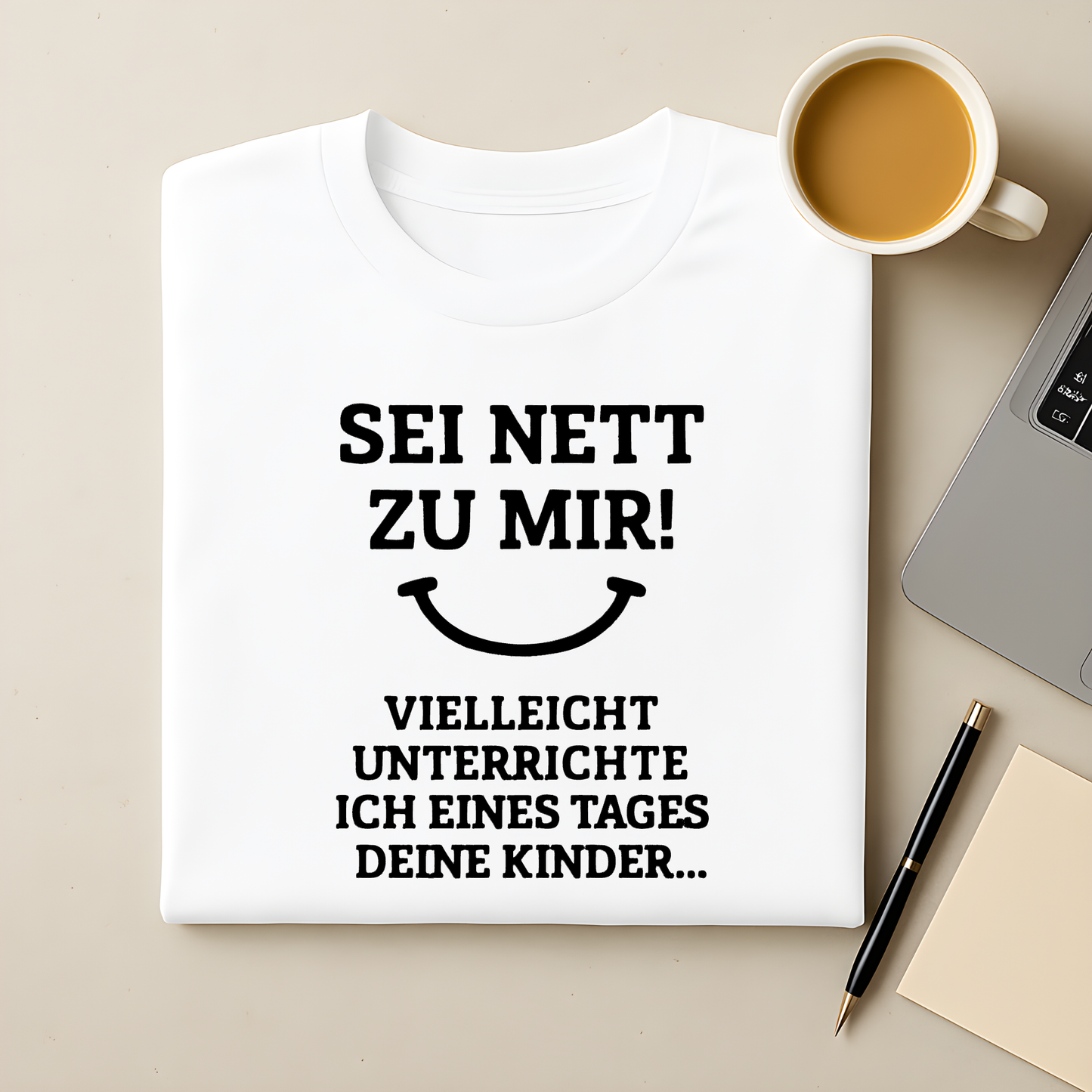 Sei nett zu Mir! Vielleicht unterrichte ich eines Tages deine Kinder... T-Shirt