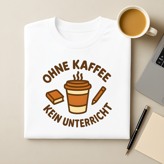 Ohne Kaffee kein Unterricht T-Shirt