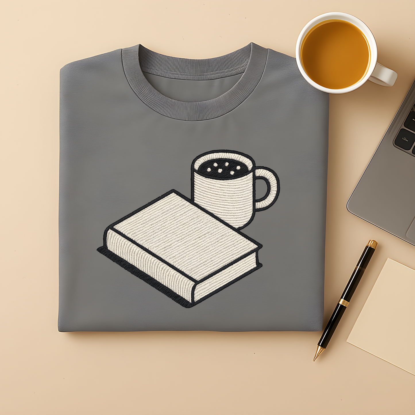 Buch & Tasse T-Shirt