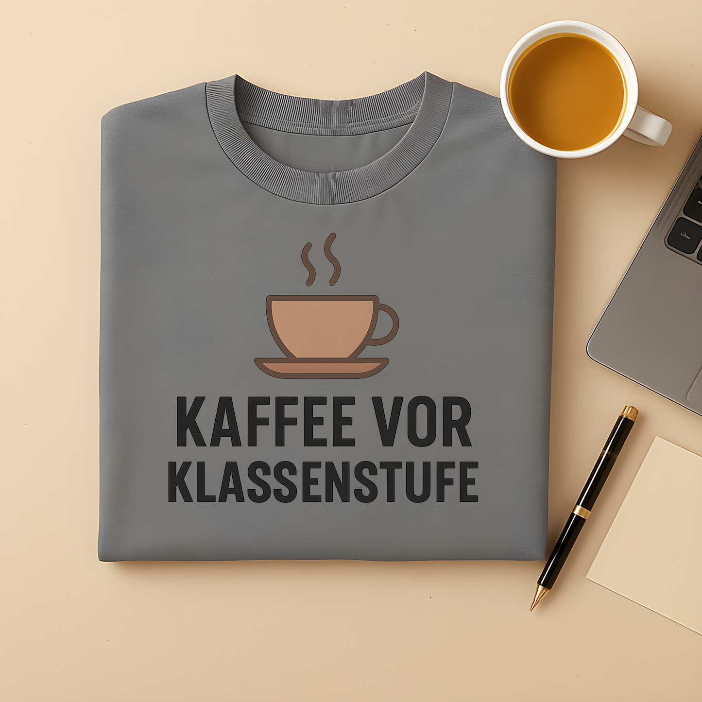 Kaffee vor Klassenstufe T-Shirt