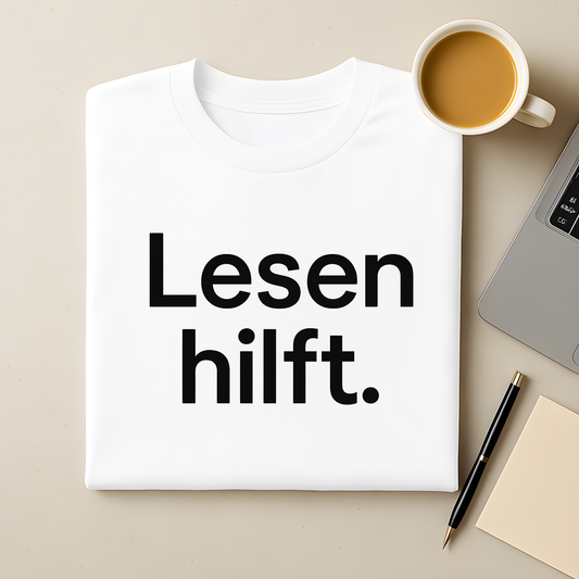 Lesen hilft. T-Shirt