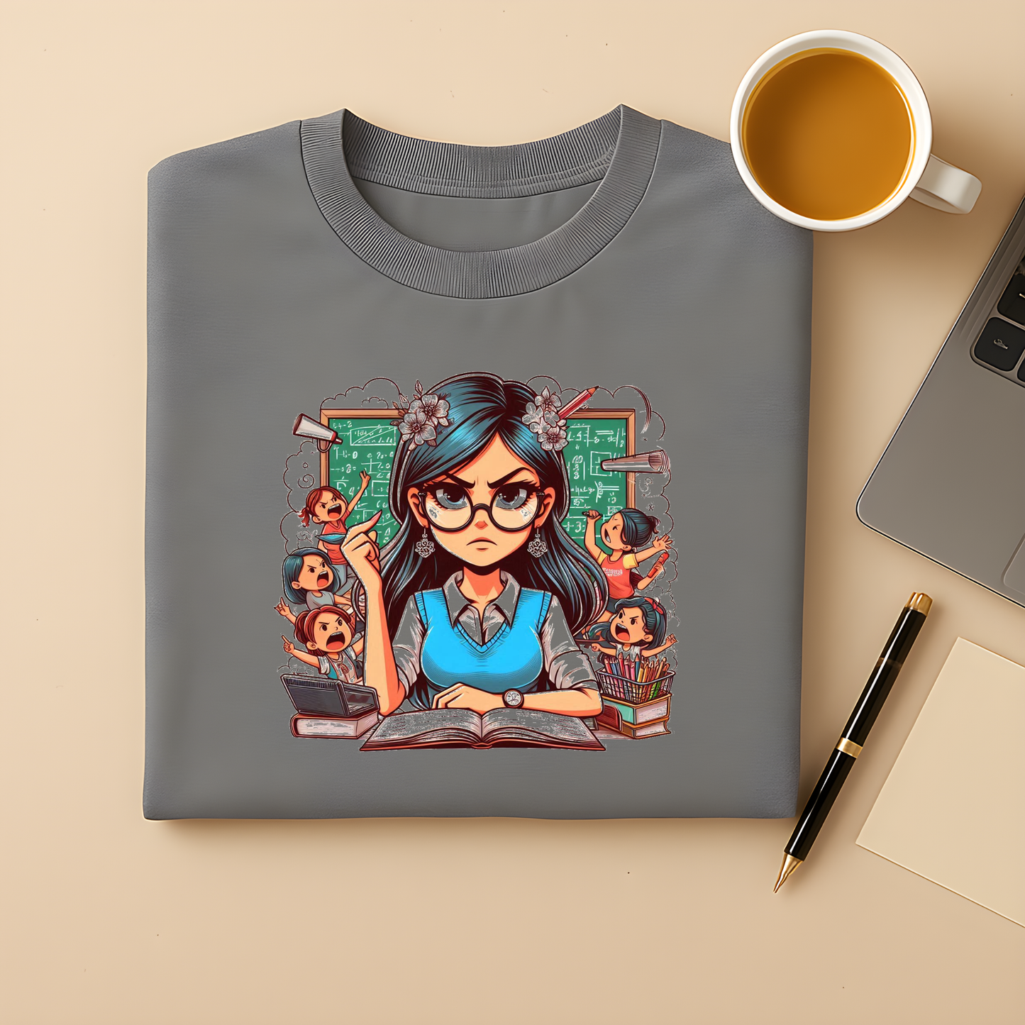 Cartoon Lehrerin T-Shirt
