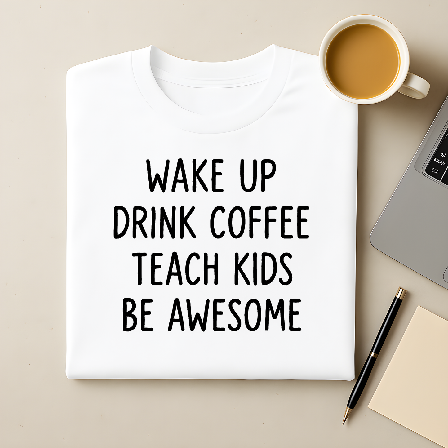 Coffee, kids, awesome T-Shirt