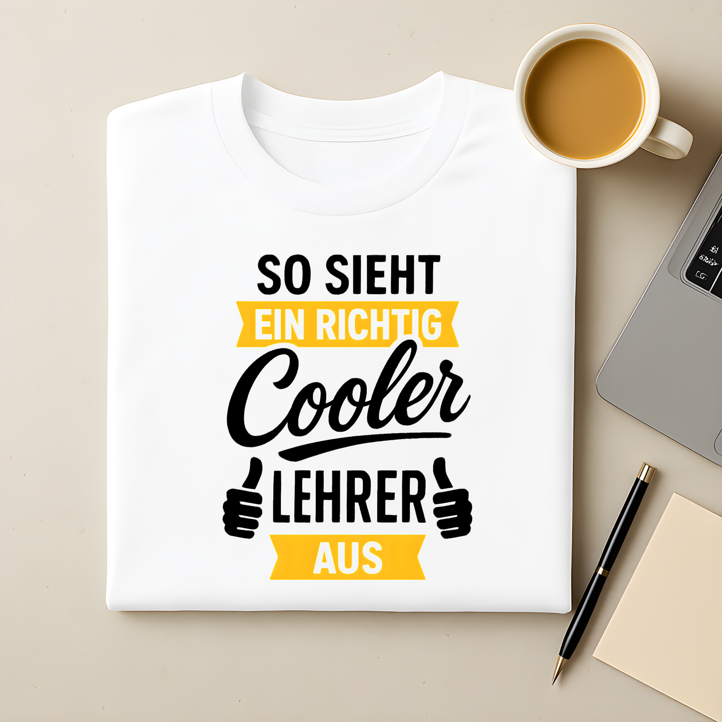 So sieht ein richtig cooler Lehrer aus. T-Shirt