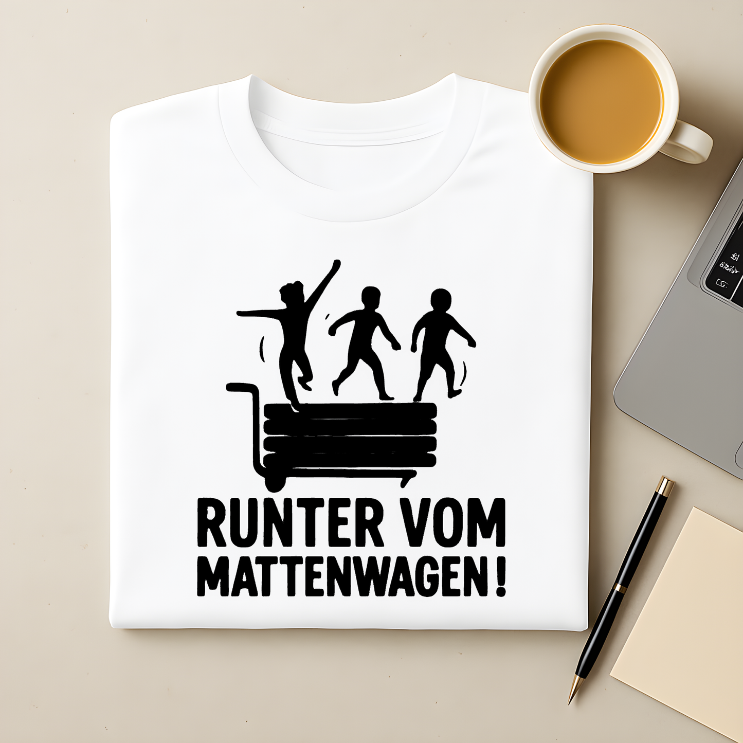 Runter vom Mattenwagen! T-Shirt