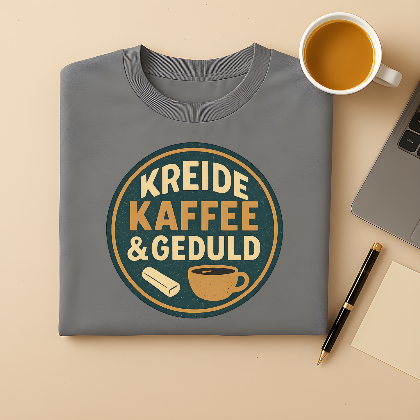 Kreide, Kaffee & Geduld T-Shirt