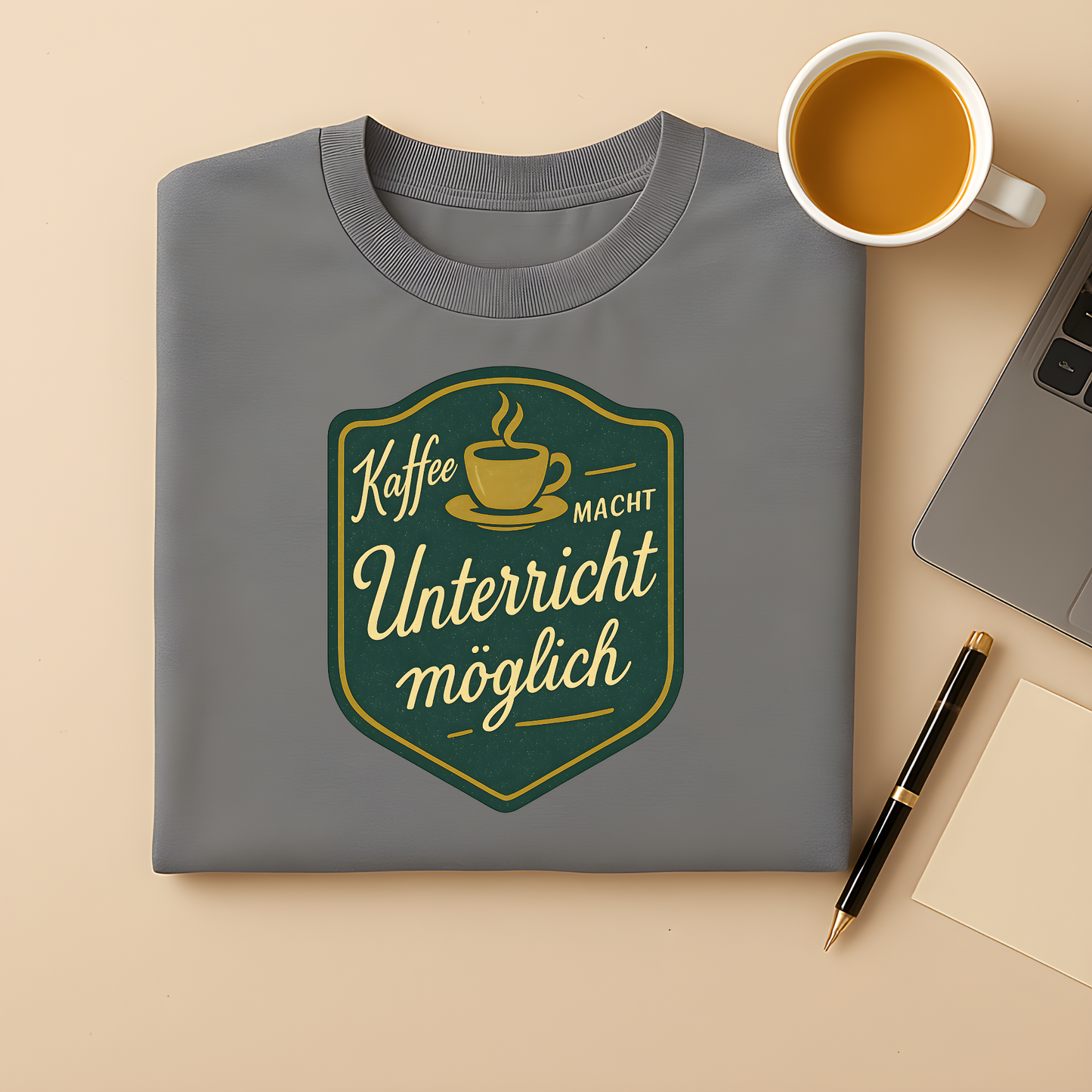 Kaffee macht Unterricht möglich T-Shirt