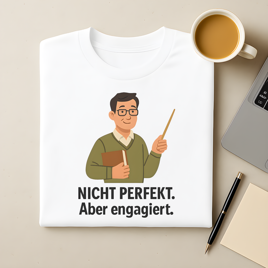 Nicht perfekt. Aber engagiert. T-Shirt