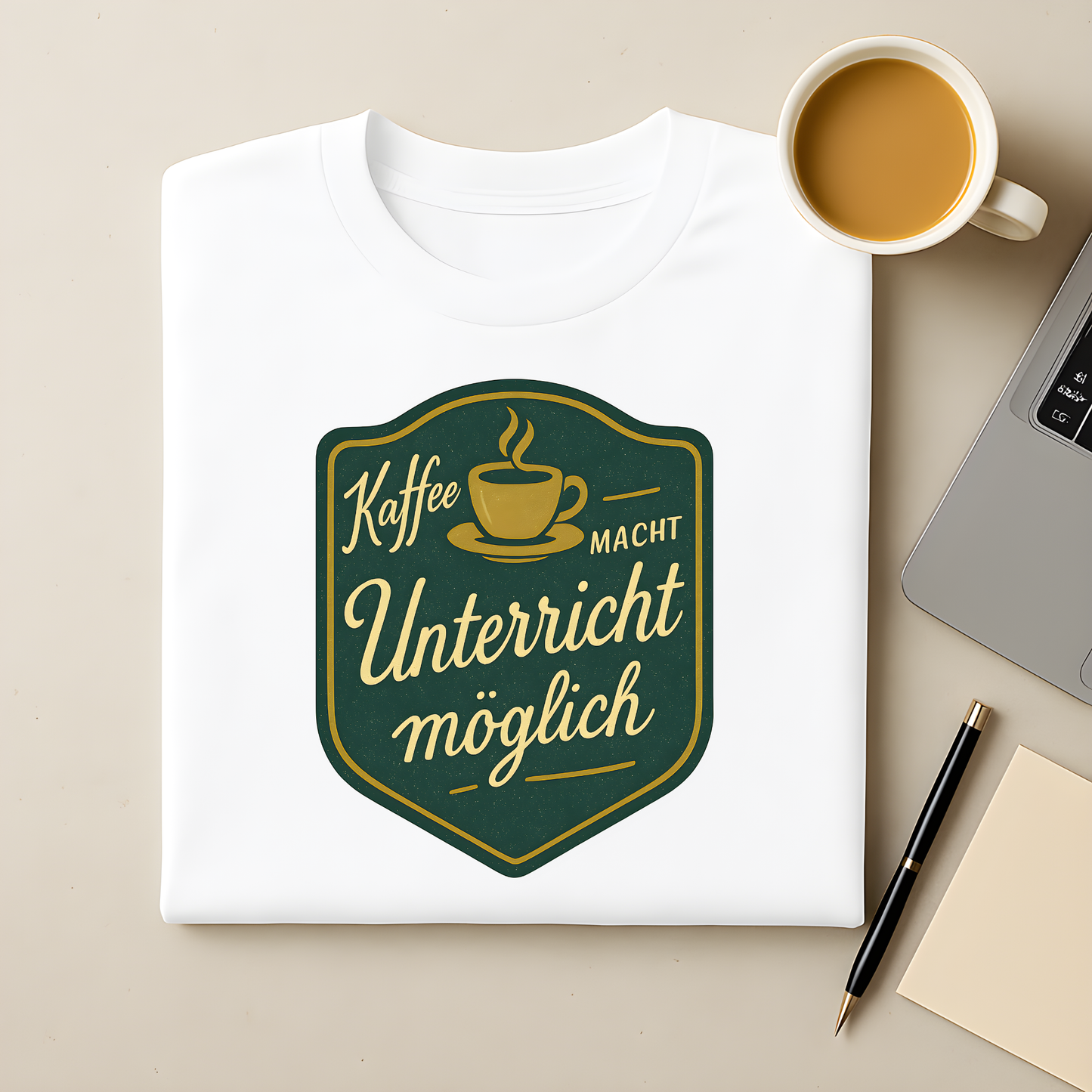Kaffee macht Unterricht möglich T-Shirt
