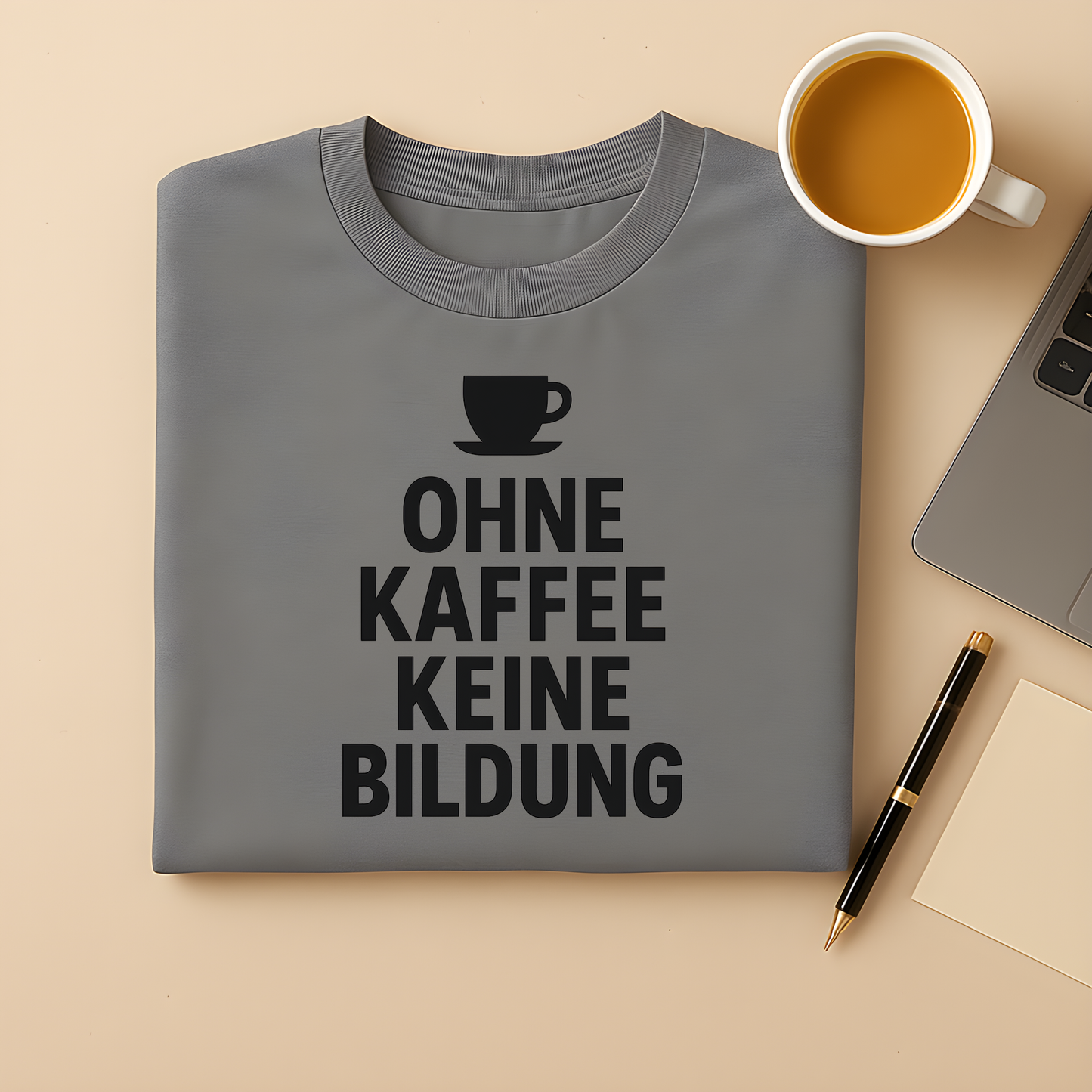 Ohne Kaffee keine Bildung T-Shirt