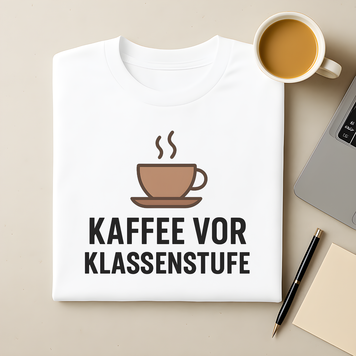 Kaffee vor Klassenstufe T-Shirt