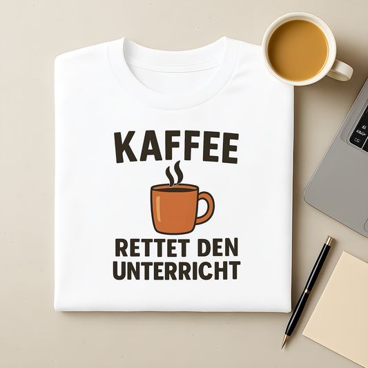 Kaffee rettet den Unterricht T-Shirt