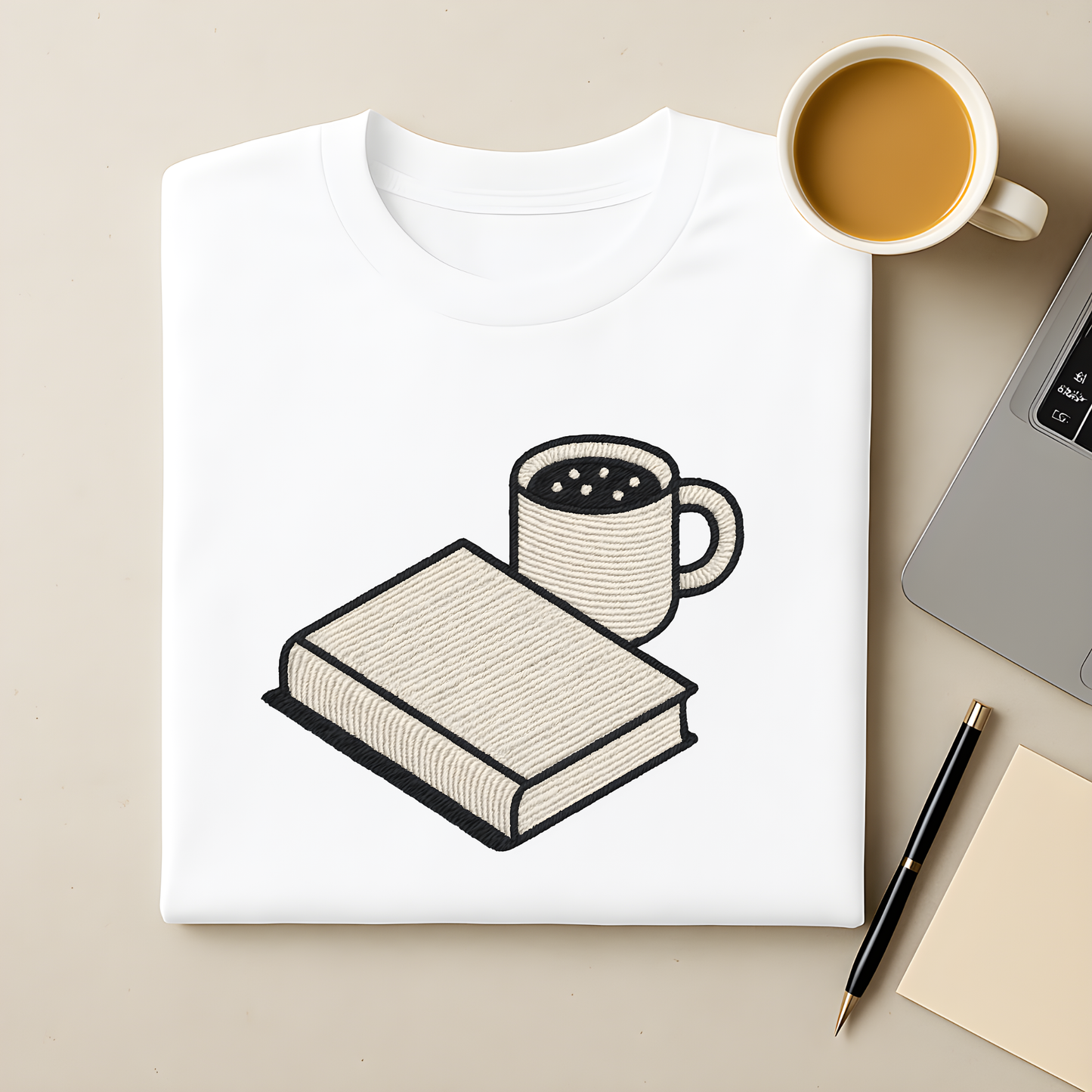 Buch & Tasse T-Shirt