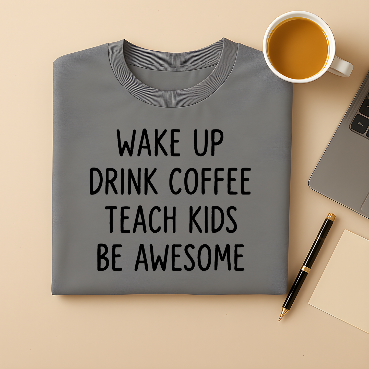 Coffee, kids, awesome T-Shirt