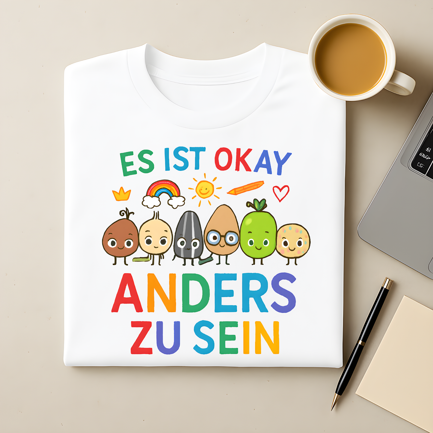 Es ist Ok anders zu sein T-Shirt