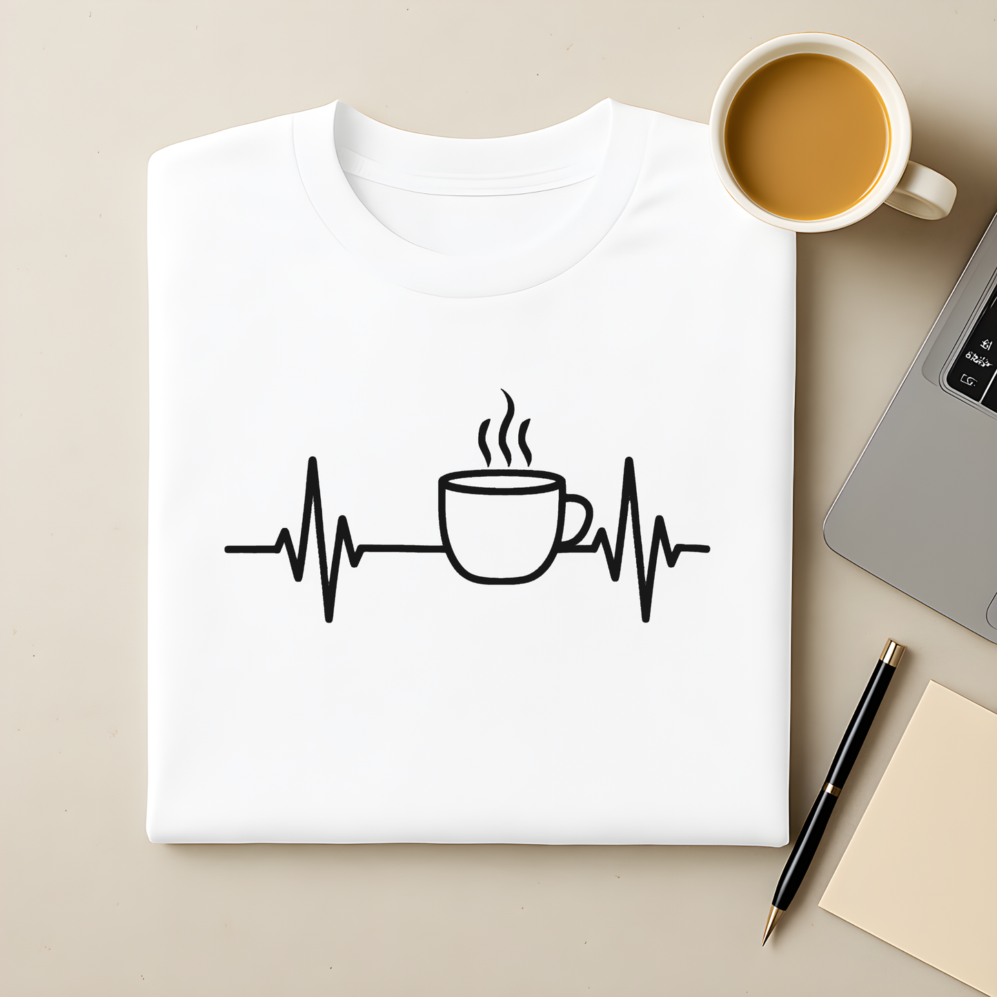 Coffee Heartbeat T-Shirt