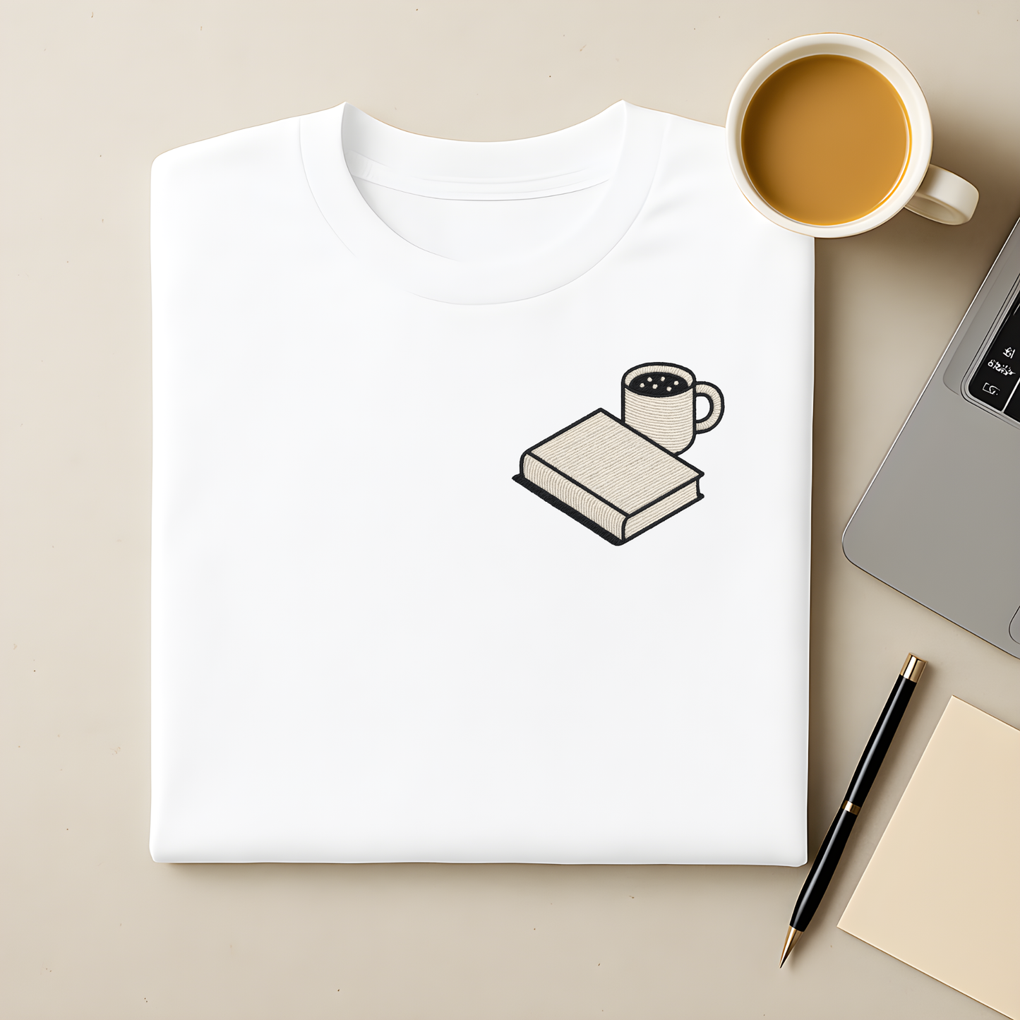 Little Book & Mug T-Shirt