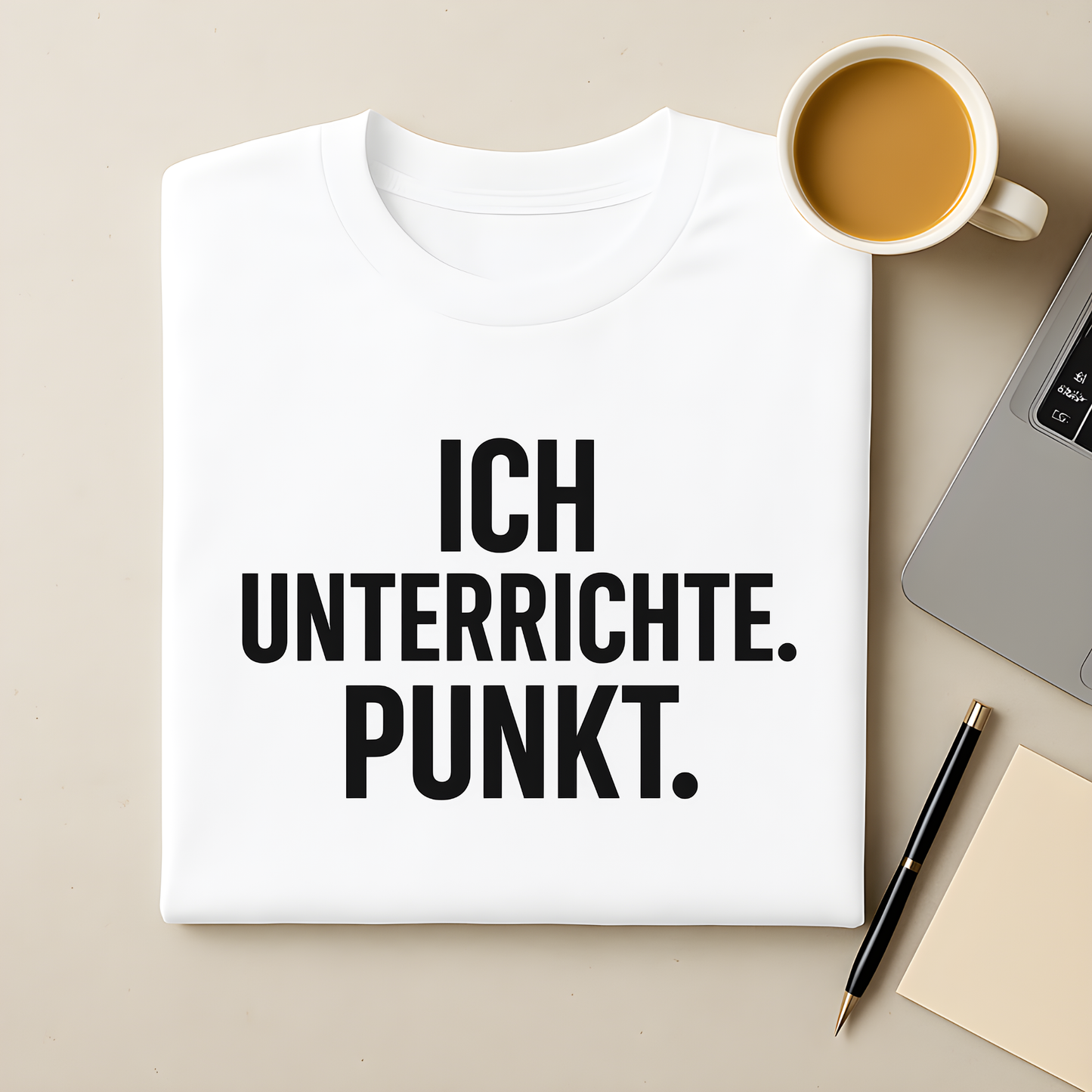 Ich unterrichte. Punkt. T-Shirt